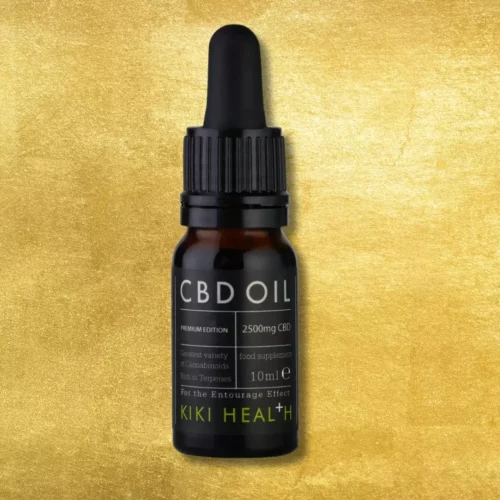 KIKI Health CBD Oil Gold Edition 25% – 2500mg | Ultra-Potent Full Spectrum entourage
