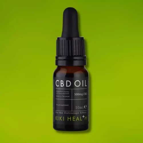 KIKI Health CBD Oil 5% – 500mg | Full Spectrum & Beginner Friendly - green